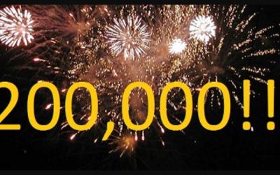 We have made the 200k mark!